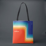 Personalized Retro 70s Ombre Tote Bag<br><div class="desc">Shades of the 70s! You can almost hear the funk! Personalized it with your name or anything else you want to say.</div>