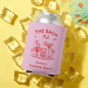 Personalized Retro Bachelorette Favour Koozie