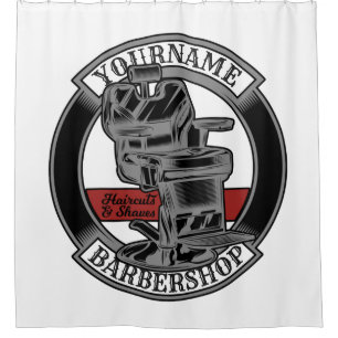 Personalized Retro BarberShop Barber Chair Salon 