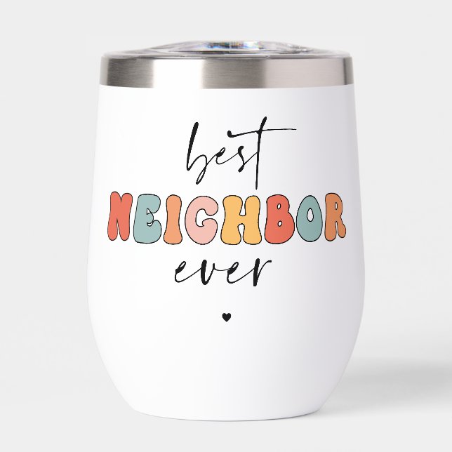 Personalized Retro Best Neighbour Ever Cute (Front)