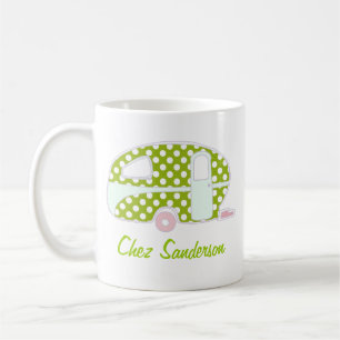 Personalized Retro Caravan Art Mugs