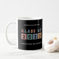 Personalized Retro Class of 2023 Graduation Cute