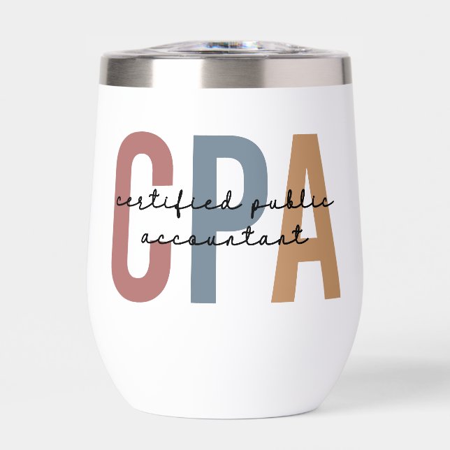Personalized Retro CPA Certified Public Accountant (Front)