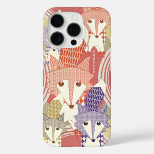 Personalized Retro Fox Art Retro iphone 5 iPhone 16 Pro Case