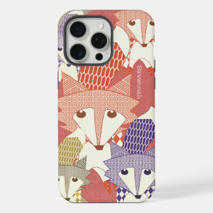 Personalized Retro Fox Art Retro iphone 6 Plus 15 Pro Max Case