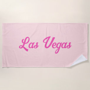 Personalized Retro Fun Custom Destination Beach Towel