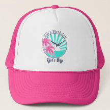 Personalized Retro Girl's Trip Tropical