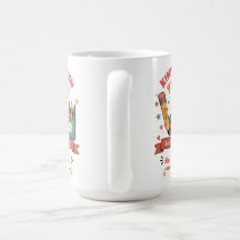 Personalized Retro Kindergarten Teacher Mug Gift