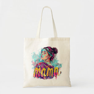 Personalized Retro  Mama Pop Art (13) Tote Bag