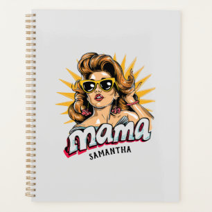 Personalized Retro Mama Pop Art 1 Planner