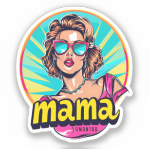 Personalized Retro  Mama Pop Art (3)