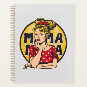 Personalized Retro Mama Pop Art (4) Planner