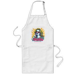 Personalized Retro Mama Pop Art (5) Long Apron