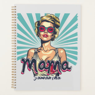 Personalized Retro Mama Pop Art (7) Planner