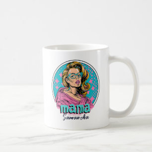 Personalized Retro  Mama Pop Art (8) Coffee Mug