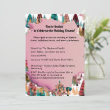 Personalized Retro Minimalist Colours Trees 