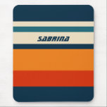 Personalized Retro  Mouse Pad<br><div class="desc">Imprint your name or initials on these accessories to infuse your devices and workspace with a touch of vintage charm and personalization. Drawing inspiration from classic eras, our collection showcases a carefully curated colour palette and premium materials to ensure your devices are not only well-protected from everyday wear and tear...</div>