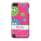 Personalized Retro Pink Peace Sign Pattern