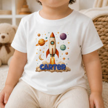Personalized Retro Rocket Toddler