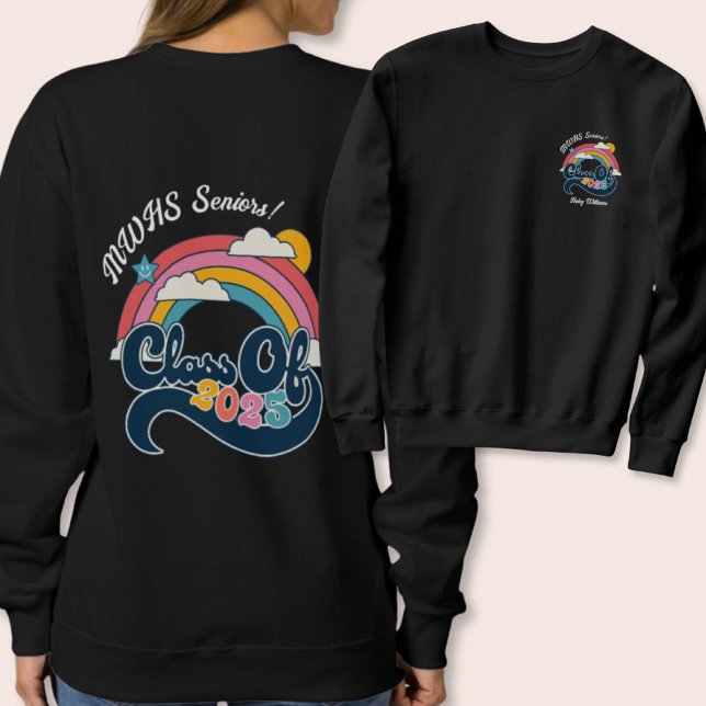Personalized Retro Senior Class of 2025 Sweatshirt (Personalized Retro Senior Class of 2025 Sweatshirt
)