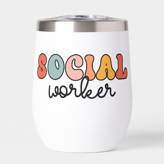 Personalized Retro Social Worker (Front)