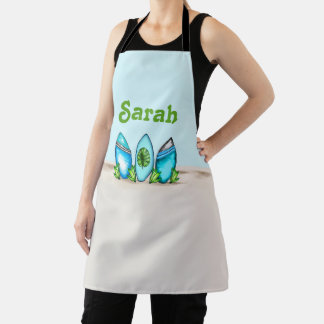 Personalized Retro Surfboards Apron