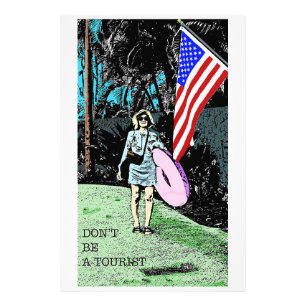 Personalized Retro Travel Poster