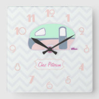 Personalized Retro Vintage Caravan Design