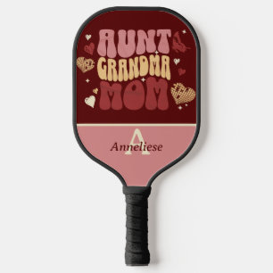 Personalized Retro Vintage Mother's Day Gift Pickleball Paddle
