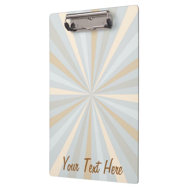 Personalized Retro Vintage Spinning Wheel Clipboard (Left)