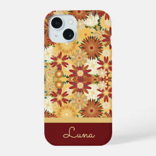 Personalized Retro Warm Floral Pattern Phone Case