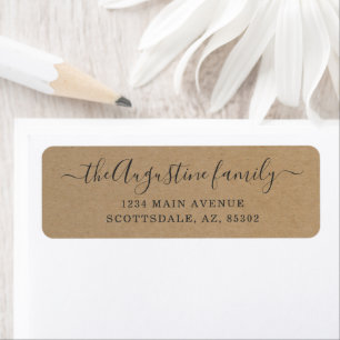 Personalized Return Address Labels