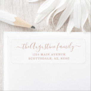 Personalized Return Address Labels