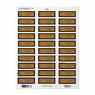 Personalized Return Address Labels - Add Your Text