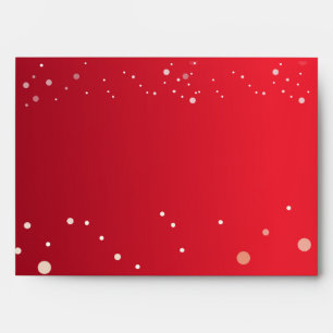 Personalized Return Address Red Envelope