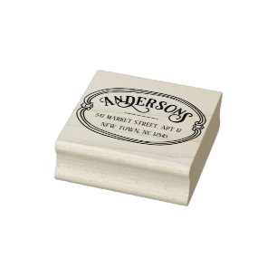 Personalized Return Address Rubber Stamp