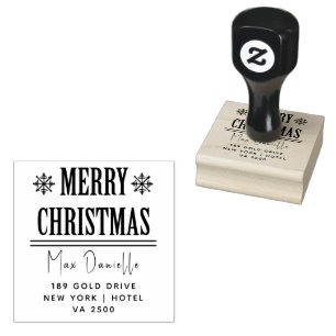 Personalized Return Address Rubber Stamp 