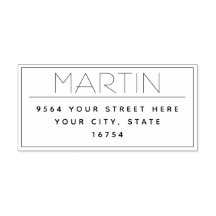  Personalized Return Address Self Ink Stamp