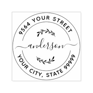 Personalized Return Address Self Ink Stamp