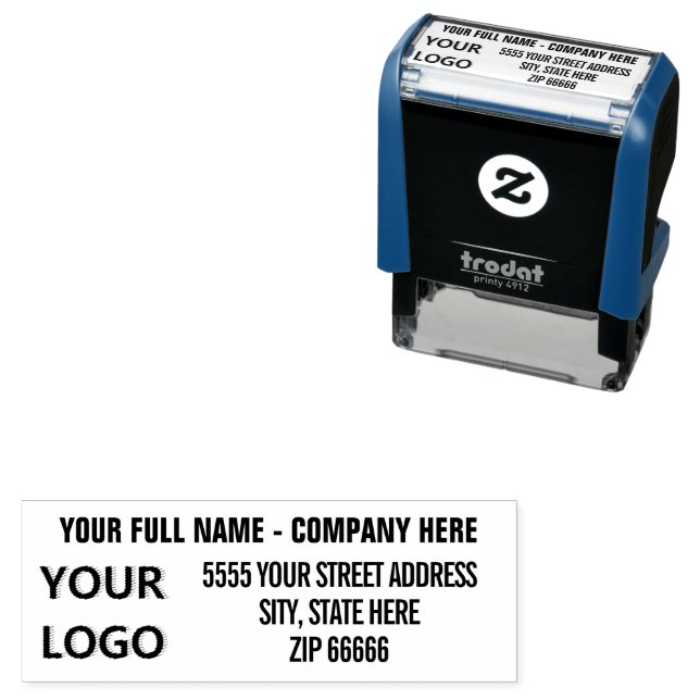 Personalized Return Address Self-inking Stamp (In Situ)