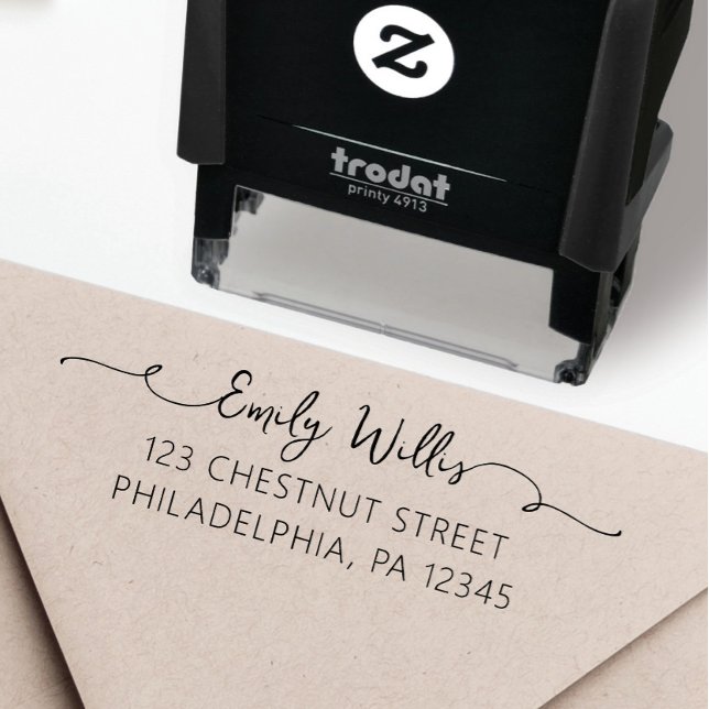 Personalized Return Address Self-Inking Stamp (Custom Return Address Stamp, Self-Inking Return Address Stamp, Personalized Stamp)