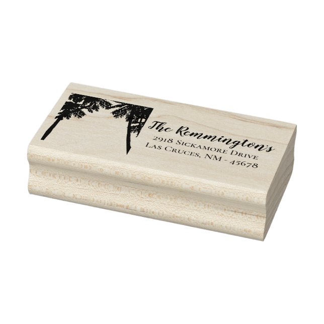 Personalized Return Address Stamp Beach Sunset Pal (Stamp)