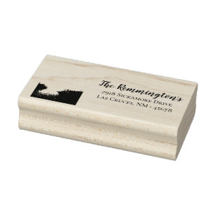 Personalized Return Address Stamp Sunrise Pathway