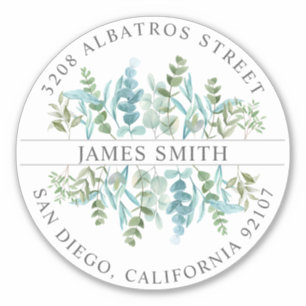 Personalized ReturnAddress I Eucalyptus