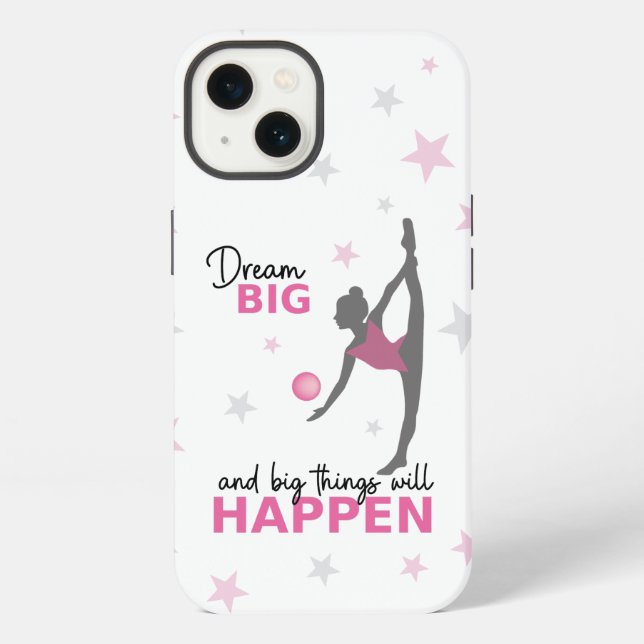 Personalized Rhythmic Gymnast Dream Big Phone Case (Back)
