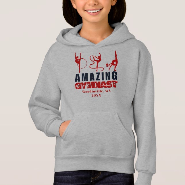 Personalized Rhythmic Gymnastic Location Date Name (Front)