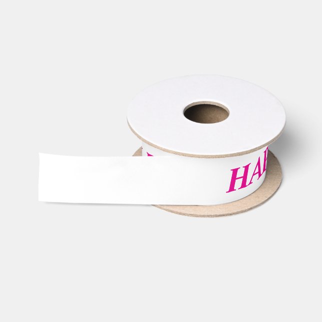 Personalized ribbon-custom text & design satin ribbon (Spool)