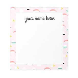 Personalized Rice Balls Notepad