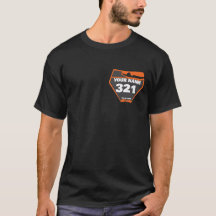 Personalized Rider Number Name T-Shirt