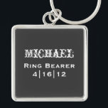 Personalized Ring Bearer Keychain<br><div class="desc">Personalized Ring Bearer Keychain</div>